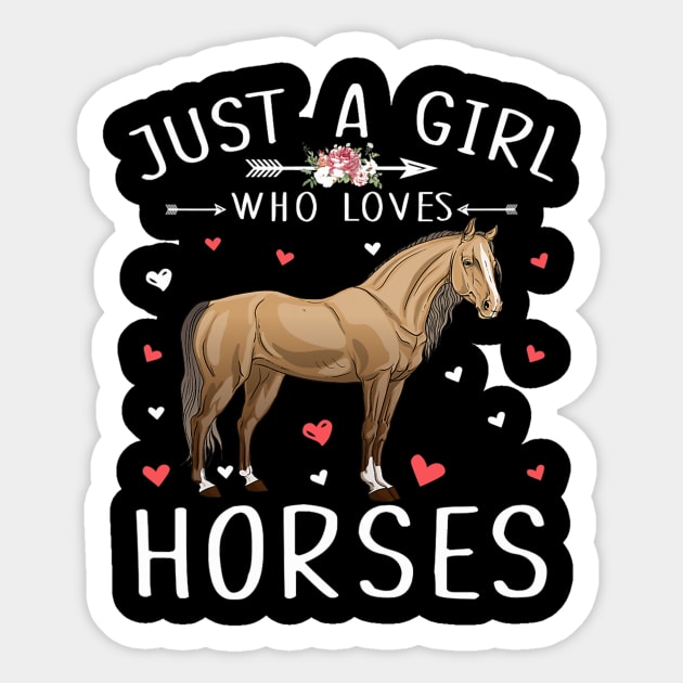 Horse Riding Lover Women Sticker by cloutmantahnee